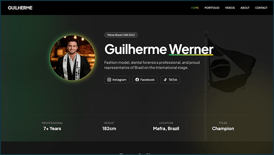 Guilherme Werner Website Screenshot