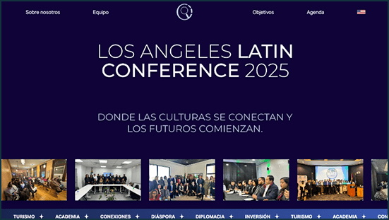 LA-LC Website Screenshot