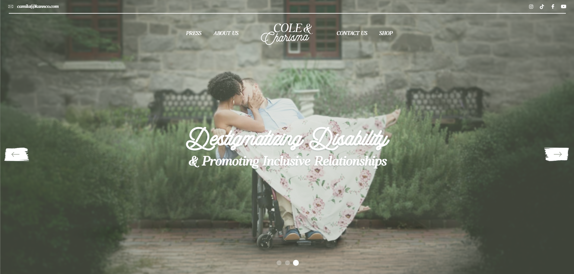 CC Website Screenshot